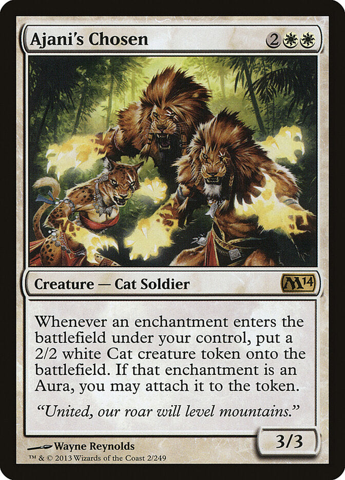 Ajani's Chosen (2) - Magic 2014 (M14)