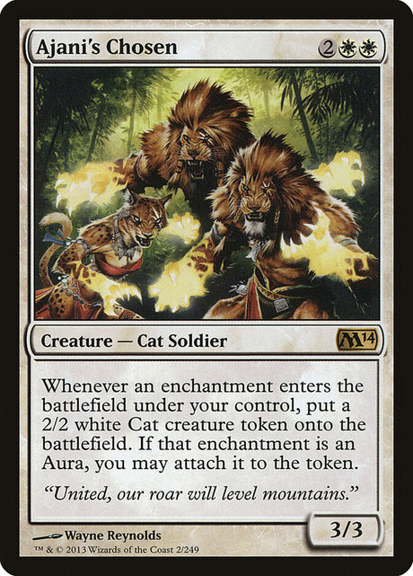 Ajani's Chosen (2) - Magic 2014 (M14)