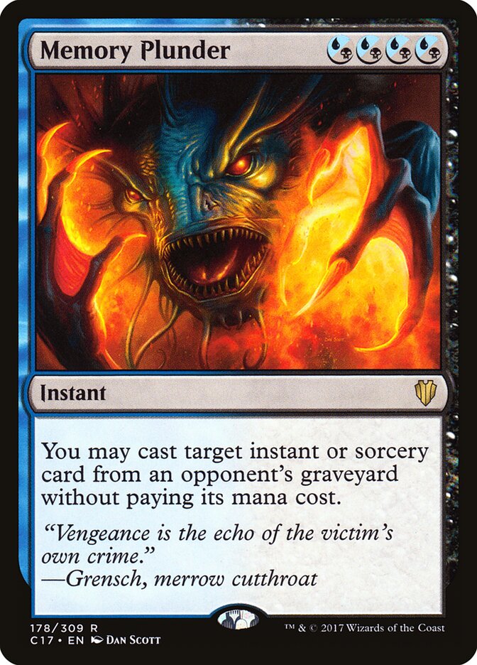 Memory Plunder (178) - Commander 2017 (C17)