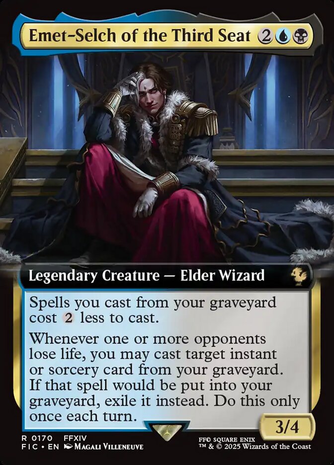 Emet-Selch of the Third Seat (170) - [Foil, Extended Art] Final Fantasy Commander (FIC)