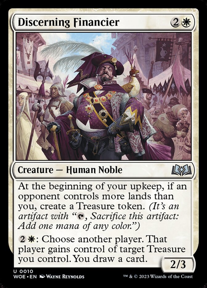 Discerning Financier (10) - Wilds of Eldraine (WOE)