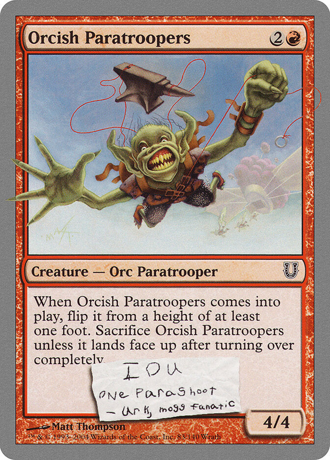 Orcish Paratroopers (83) - Unhinged (UNH)