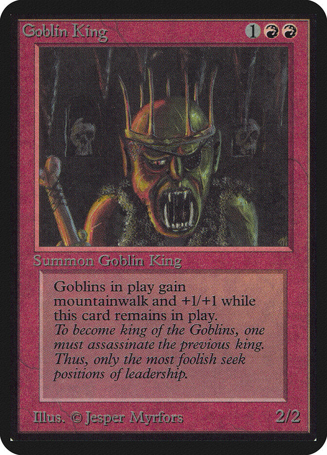 Goblin King (154) - Limited Edition Alpha (LEA)