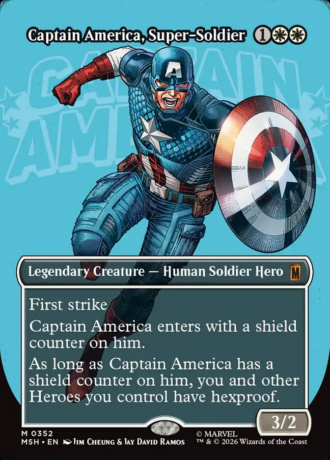 Captain America, Super-Soldier (352) - Marvel Super Heroes (MSH)
