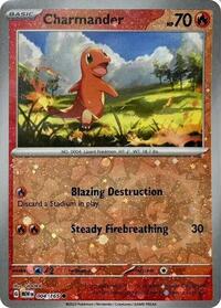 Charmander - 004/165 (Reverse Cosmos Holo) (Costco Exclusive) (4) - Miscellaneous Cards & Products (MCAP)