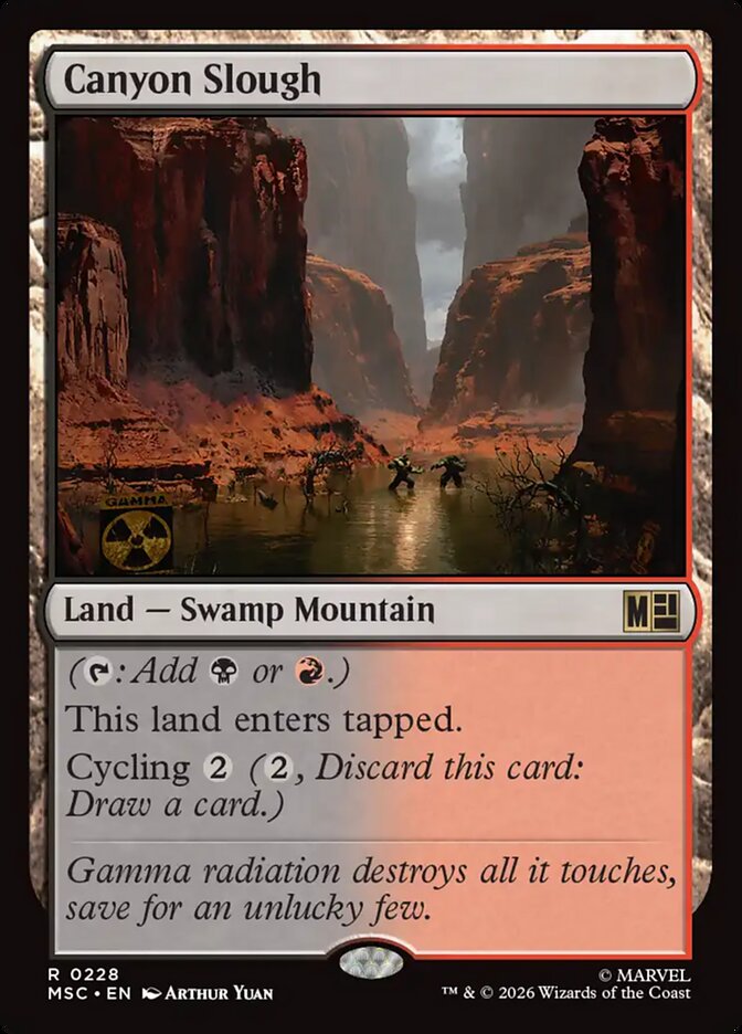 Canyon Slough (228) - Marvel Super Heroes Commander (MSC)