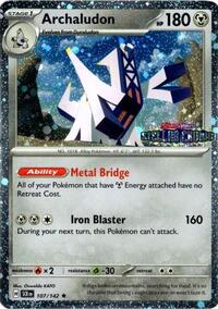 Archaludon - 107/142 (Cosmos Holo) (Stellar Crown Stamp) (107) - Miscellaneous Cards & Products (MCAP)
