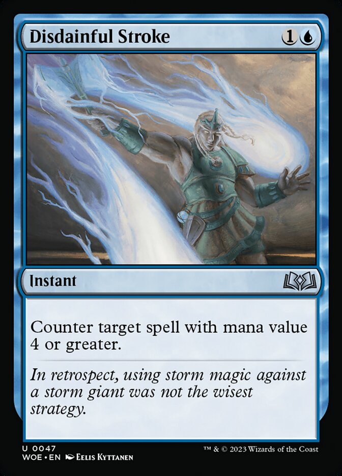 Disdainful Stroke (47) - Wilds of Eldraine (WOE)