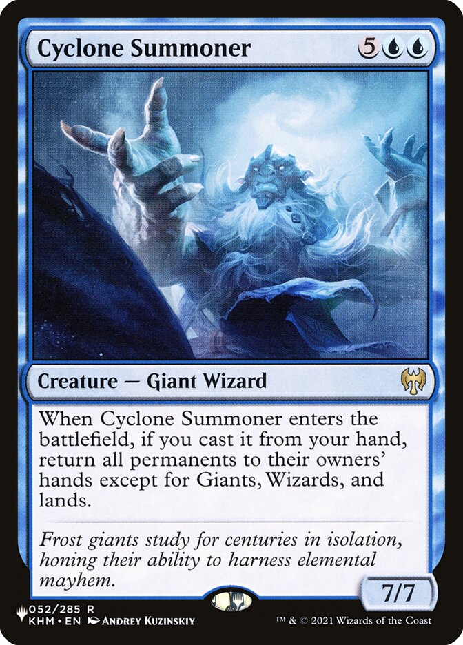 Cyclone Summoner (KHM-52) - The List (PLST)