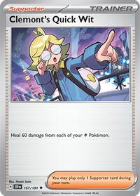 Clemont's Quick Wit (167) - SV08: Surging Sparks (SSP)
