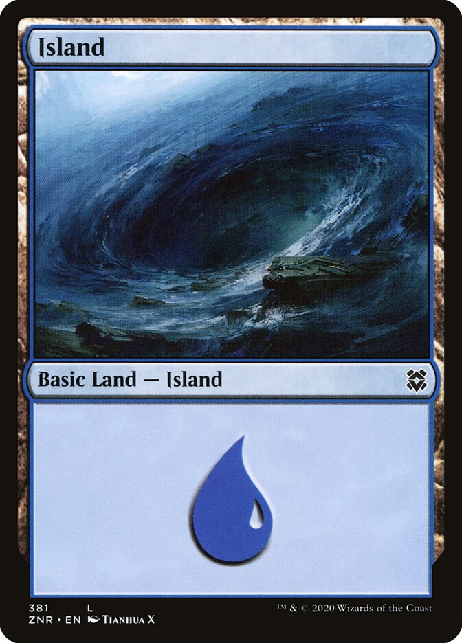Island (381) - Zendikar Rising (ZNR)