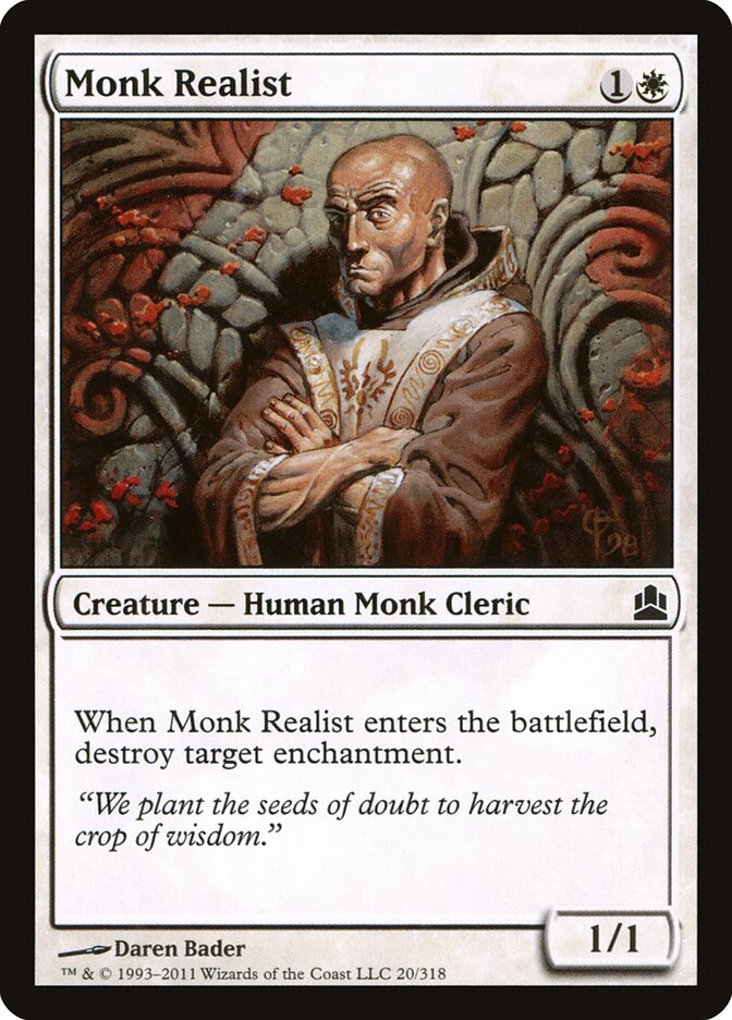 Monk Realist (20) - Commander 2011 (CMD)