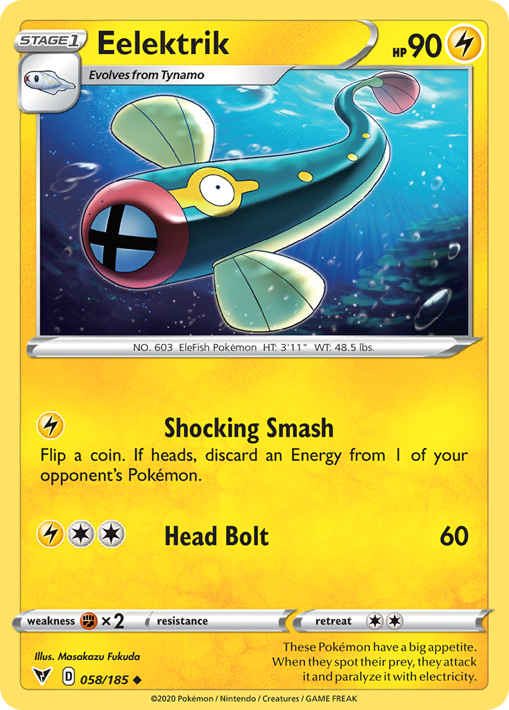 Eelektrik (58/185) - [Reverse Holo] Vivid Voltage (VIV)