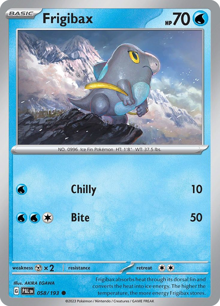 Frigibax (58/193) - [Reverse Holo] Paldea Evolved (PAL)