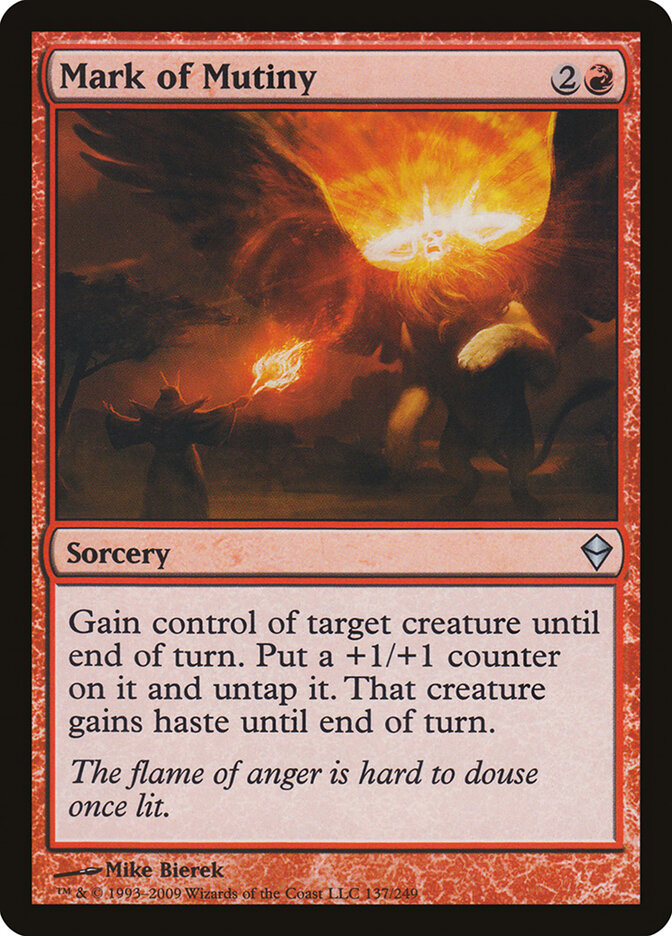 Mark of Mutiny (137) - Zendikar (ZEN)