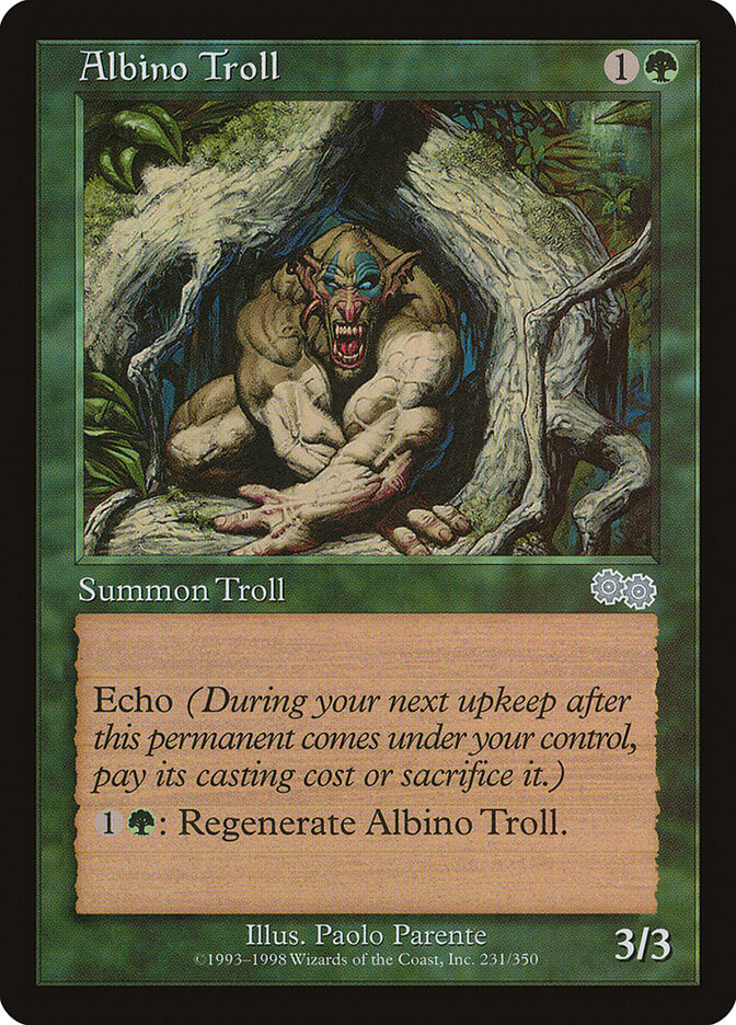 Albino Troll (231) - Urza's Saga (USG)