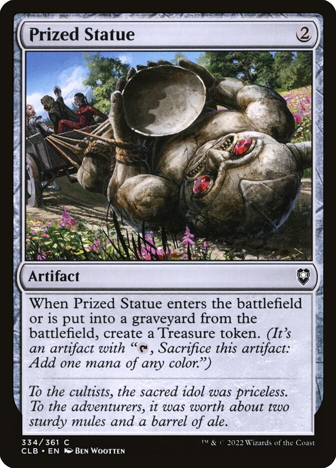 Prized Statue (334) - Commander Legends: Battle for Baldur's Gate (CLB)