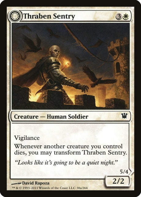 Thraben Sentry // Thraben Militia (38) - Innistrad (ISD)