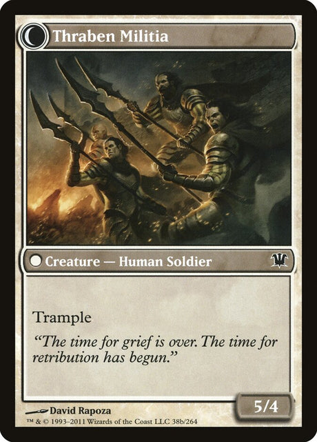 Thraben Sentry // Thraben Militia (38) - Innistrad (ISD)
