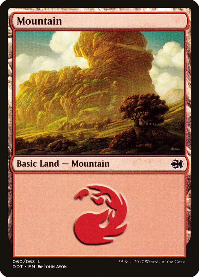 Mountain (60) - Duel Decks: Merfolk vs. Goblins (DDT)