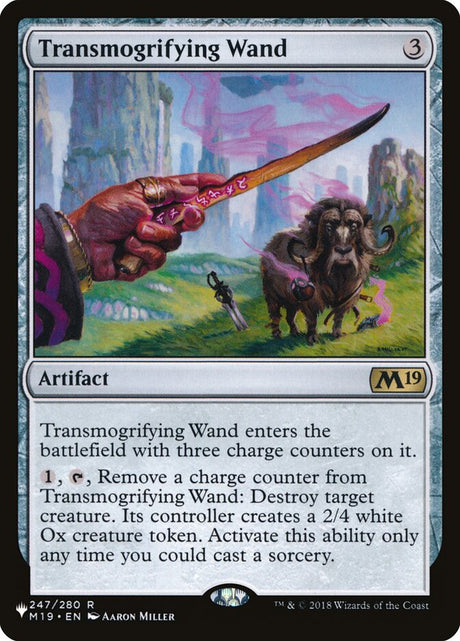 Transmogrifying Wand (M19-247) - The List (PLST)