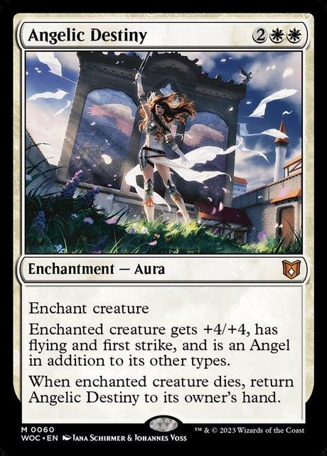 Angelic Destiny (60) - Wilds of Eldraine Commander (WOC)
