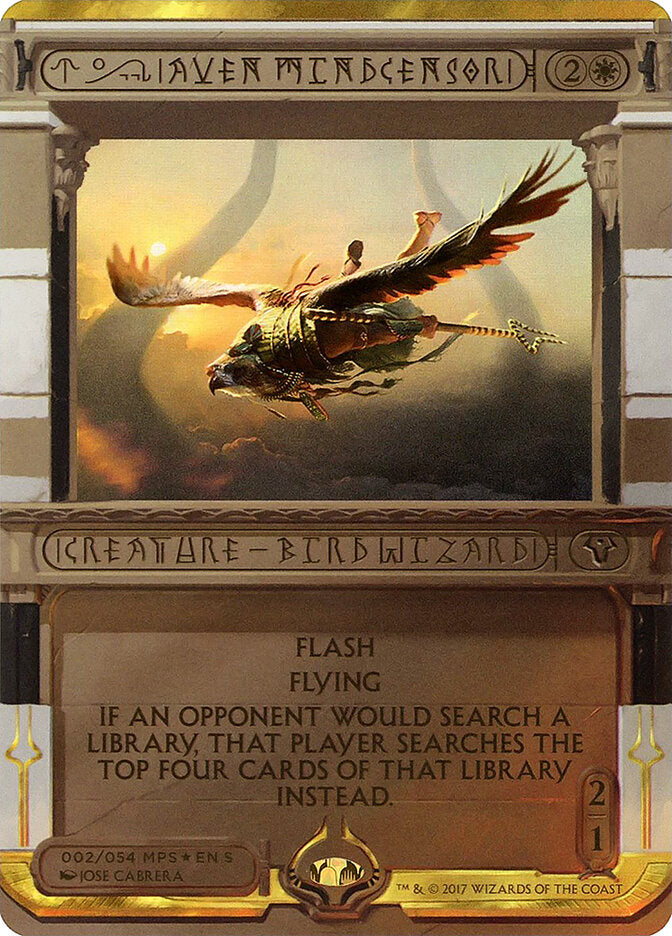 Aven Mindcensor (2) - Amonkhet Invocations (MP2)