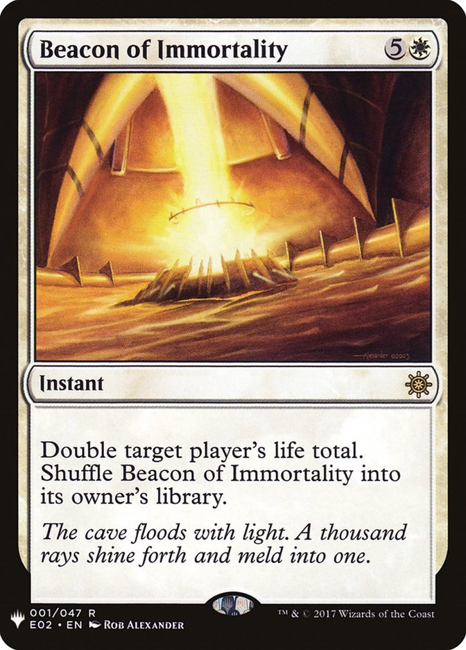 Beacon of Immortality - The List (PLST)