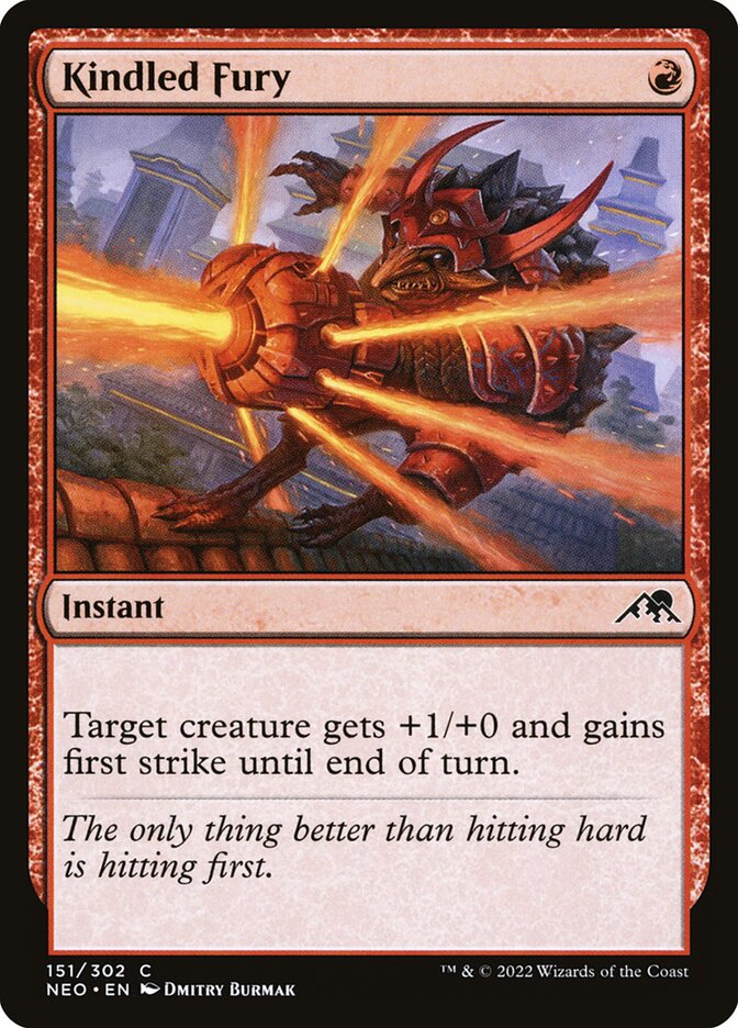Kindled Fury (151) - Kamigawa: Neon Dynasty (NEO)