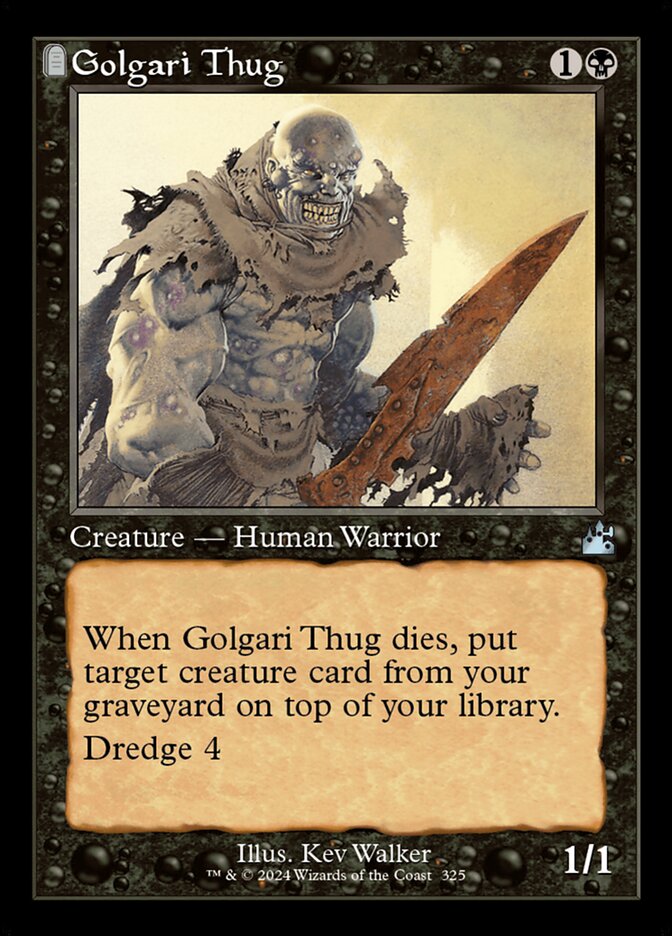 Golgari Thug (325) - Ravnica Remastered (RVR)