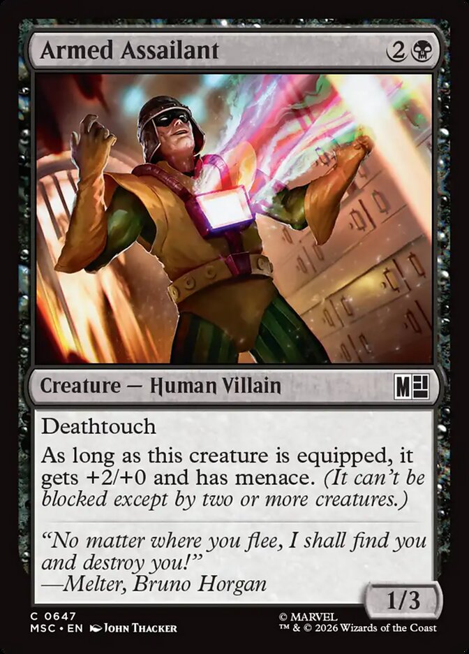 Armed Assailant (647) - Marvel Super Heroes Commander (MSC)