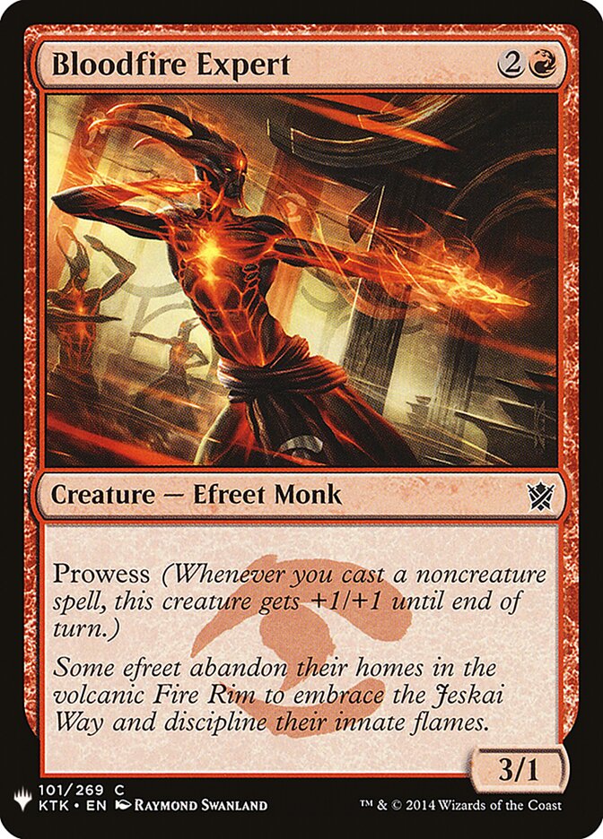 Bloodfire Expert (KTK-101) - The List (PLST)