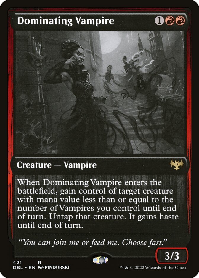 Dominating Vampire - [Foil] Innistrad: Double Feature (DBL)