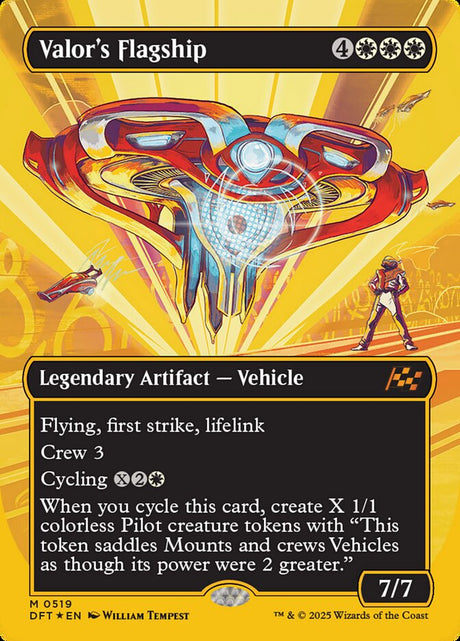 Valor's Flagship (519) - Aetherdrift (DFT)