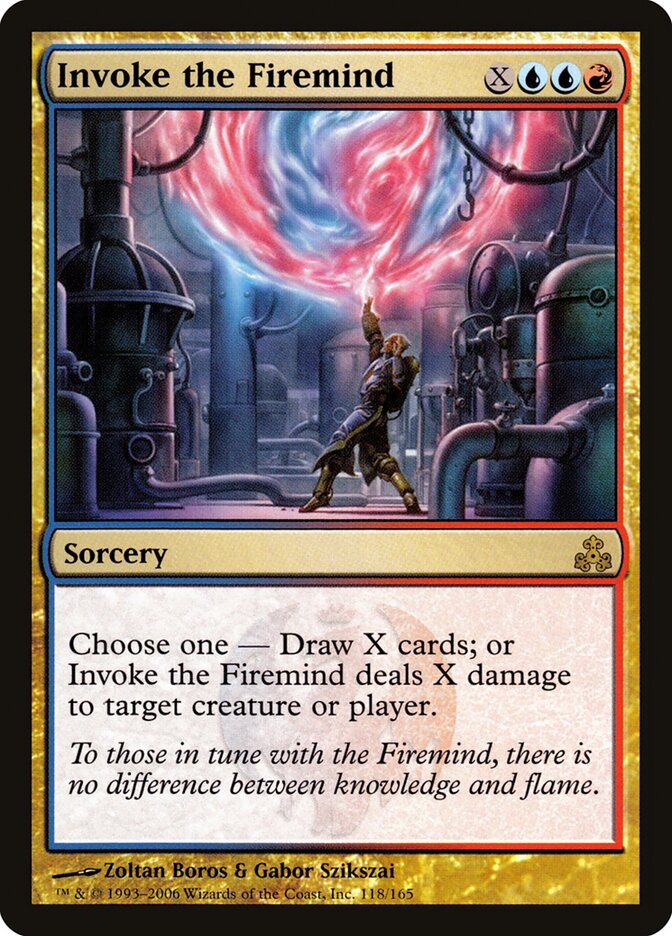 Invoke the Firemind (118) - Guildpact (GPT)