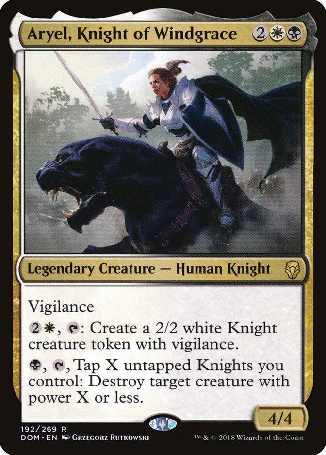 Aryel, Knight of Windgrace (192) - Dominaria (DOM)