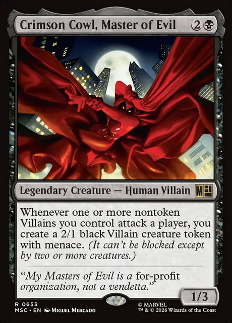 Crimson Cowl, Master of Evil (653) - Marvel Super Heroes Commander (MSC)