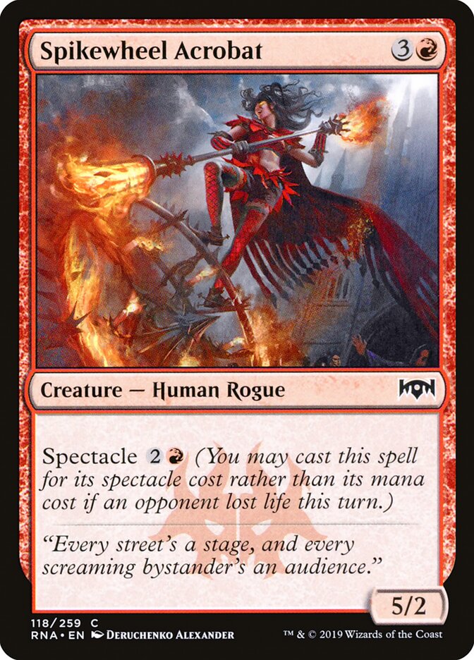 Spikewheel Acrobat (118) - Ravnica Allegiance (RNA)