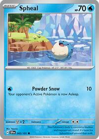 Spheal (43) - SV08: Surging Sparks (SSP)