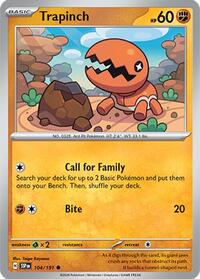 Trapinch (104) - SV08: Surging Sparks (SSP)