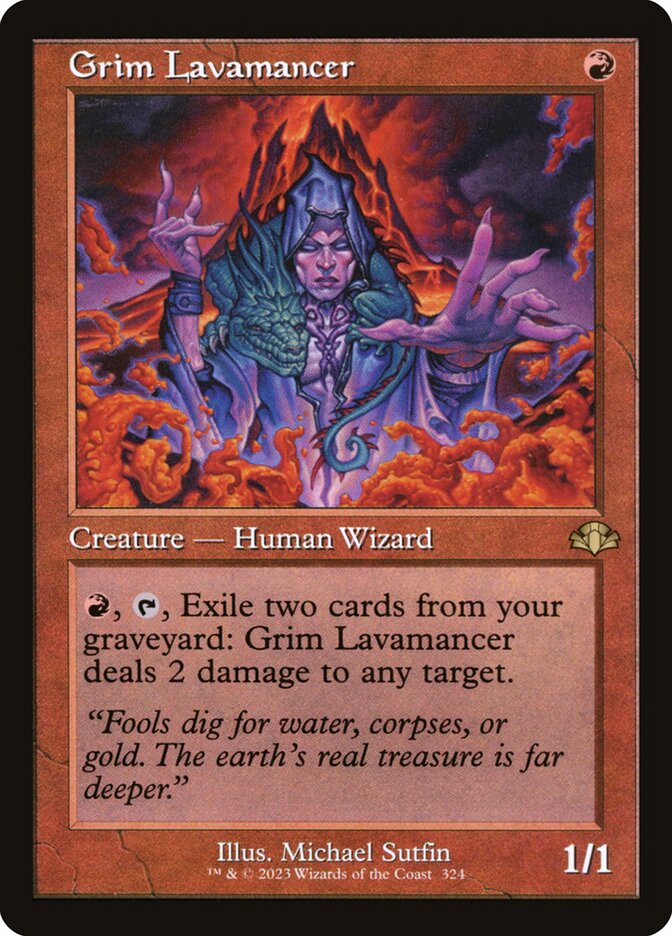 Grim Lavamancer (324) - Dominaria Remastered (DMR)