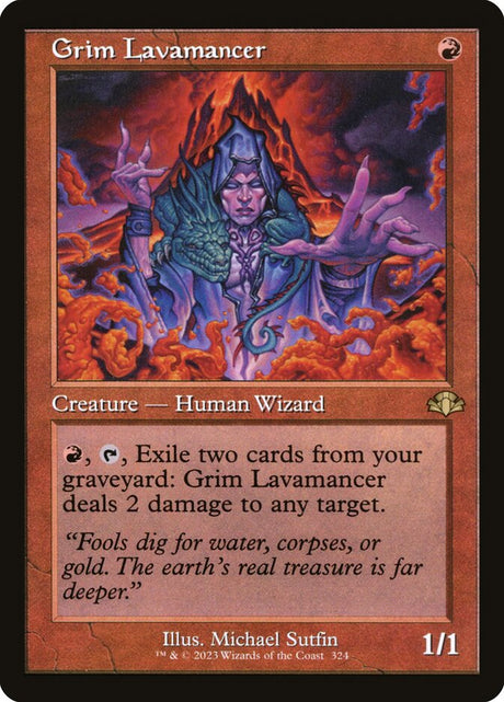 Grim Lavamancer (324) - Dominaria Remastered (DMR)