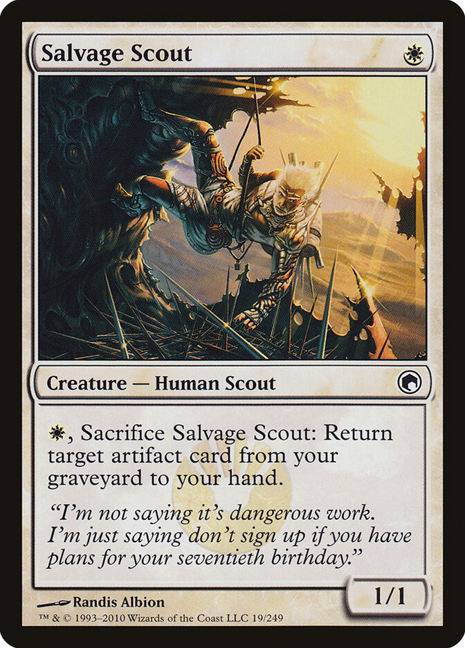 Salvage Scout (19) - Scars of Mirrodin (SOM)