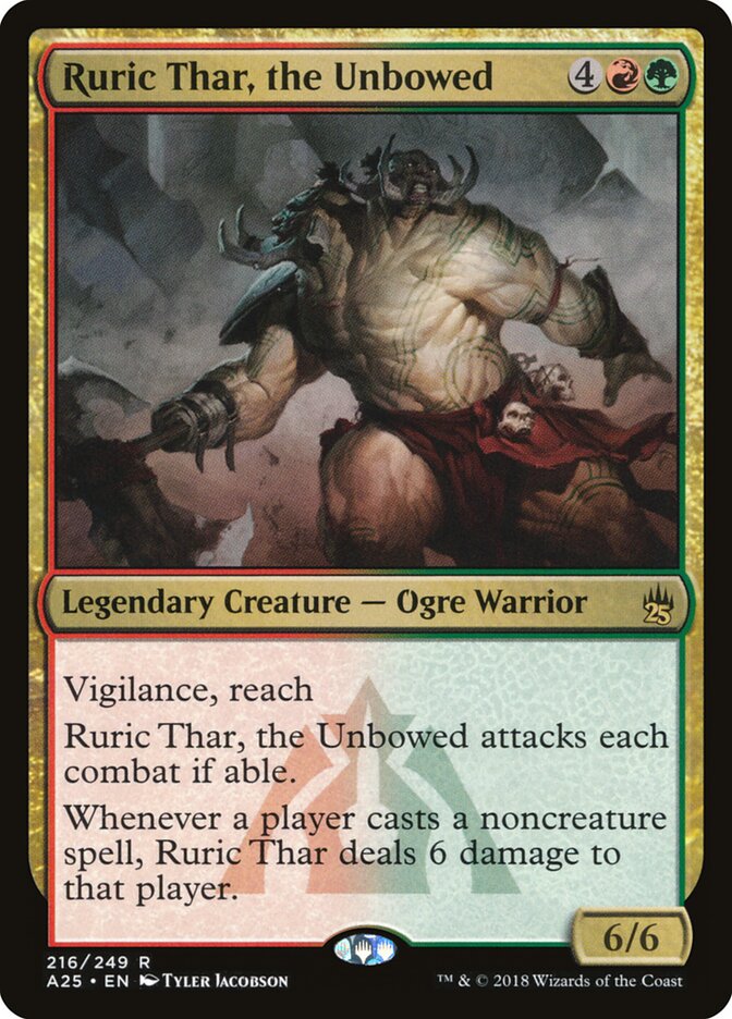 Ruric Thar, the Unbowed (216) - Masters 25 (A25)