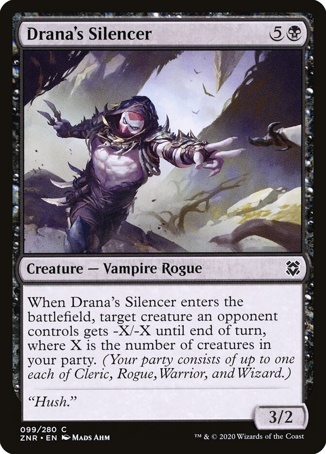 Drana's Silencer (99) - Zendikar Rising (ZNR)