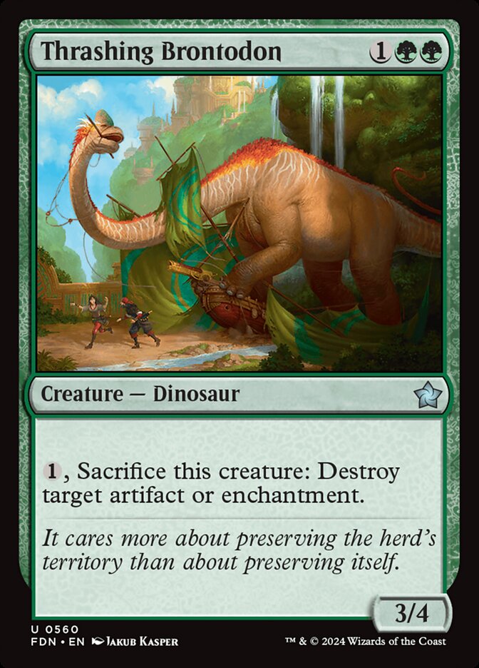 Thrashing Brontodon (560) - Foundations (FDN)