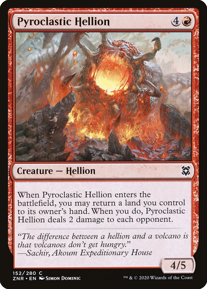 Pyroclastic Hellion (152) - Zendikar Rising (ZNR)