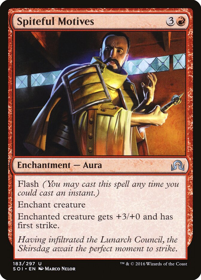 Spiteful Motives (183) - Shadows over Innistrad (SOI)