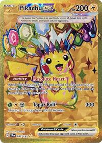 Pikachu ex (247) - SV08: Surging Sparks (SSP)