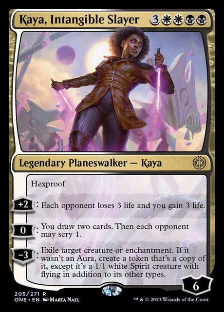 Kaya, Intangible Slayer (205p) - Phyrexia: All Will Be One Promos (PONE)